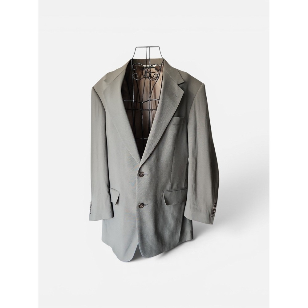 Vintage Evan-Picone Blazer Mens Large Wool Brown Tailored Union Made FAIR